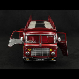 Fiat 642 RN2 Bartoletti Ferrari race transporteur 1957 dark red 1/18 CMR CMR140