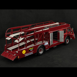 Fiat 642 RN2 Bartoletti Ferrari Renntransporter 1957 sombre rouge 1/18 CMR CMR140