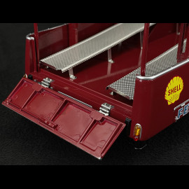 Fiat 642 RN2 Bartoletti Ferrari Renntransporter 1957 sombre rouge 1/18 CMR CMR140