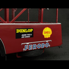 Fiat 642 RN2 Bartoletti Ferrari Renntransporter 1957 sombre rouge 1/18 CMR CMR140