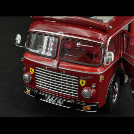 Fiat 642 RN2 Bartoletti Ferrari Renntransporter 1957 sombre rouge 1/18 CMR CMR140