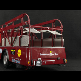 Fiat 642 RN2 Bartoletti Ferrari race transporteur 1957 dark red 1/18 CMR CMR140