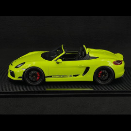 Porsche Boxster Spyder Type 981 "Kiwi" 2016 RS Selection x Spark Light Green 1/18 Spark 18RSF007