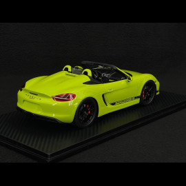 Porsche Boxster Spyder Type 981 "Kiwi" 2016 RS Selection x Spark Light Green 1/18 Spark 18RSF007