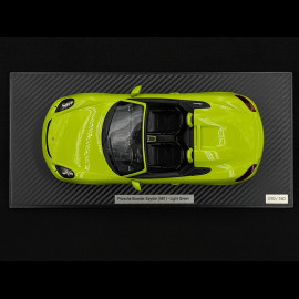 Porsche Boxster Spyder Type 981 "Kiwi" 2016 RS Selection x Spark Light Green 1/18 Spark 18RSF007