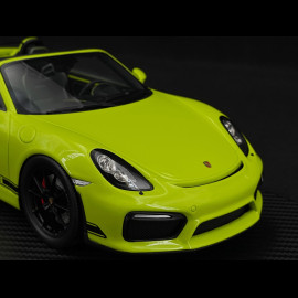 Porsche Boxster Spyder Type 981 "Kiwi" 2016 RS Selection x Spark Light Green 1/18 Spark 18RSF007