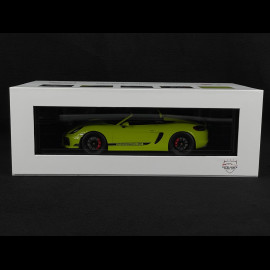 Porsche Boxster Spyder Type 981 "Kiwi" 2016 RS Selection x Spark Light Green 1/18 Spark 18RSF007