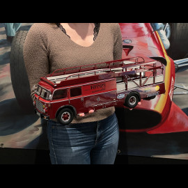 Fiat 642 RN2 Bartoletti Ferrari Renntransporter 1957 sombre rouge 1/18 CMR CMR140