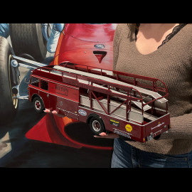 Fiat 642 RN2 Bartoletti Ferrari Renntransporter 1957 sombre rouge 1/18 CMR CMR140