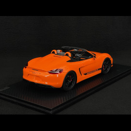 Porsche Boxster Spyder Typ 981 "Nemo" 2016 RS Selection x Spark Gulforange 1/18 Spark 18RSF006