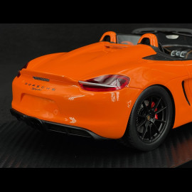 Porsche Boxster Spyder Typ 981 "Nemo" 2016 RS Selection x Spark Gulforange 1/18 Spark 18RSF006