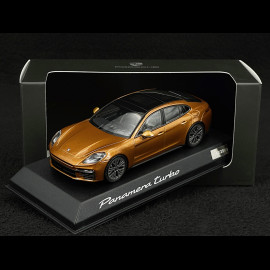 Porsche Panamera Turbo E-Hybrid G3 2024 Madeira Gold Metallic 1/43 Spark WAP0200920SPAN