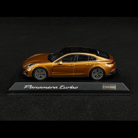 Porsche Panamera Turbo E-Hybrid G3 2024 Madeira Gold Metallic 1/43 Spark WAP0200920SPAN