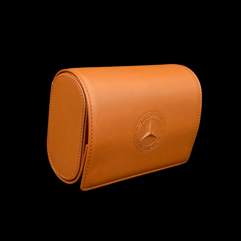 Mercedes-Benz Watch Box 2 Compartments Cognac Leather B66058192