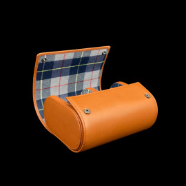 Mercedes-Benz Watch Box 2 Compartments Cognac Leather B66058192