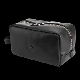 Mercedes-Benz Kulturbeutel Schwarz Leder B66058367