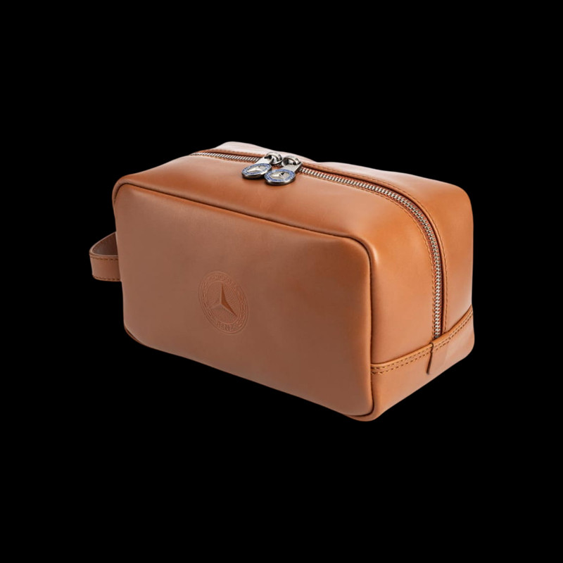 Mercedes-Benz Toiletry Bag Cognac Leather B66058366