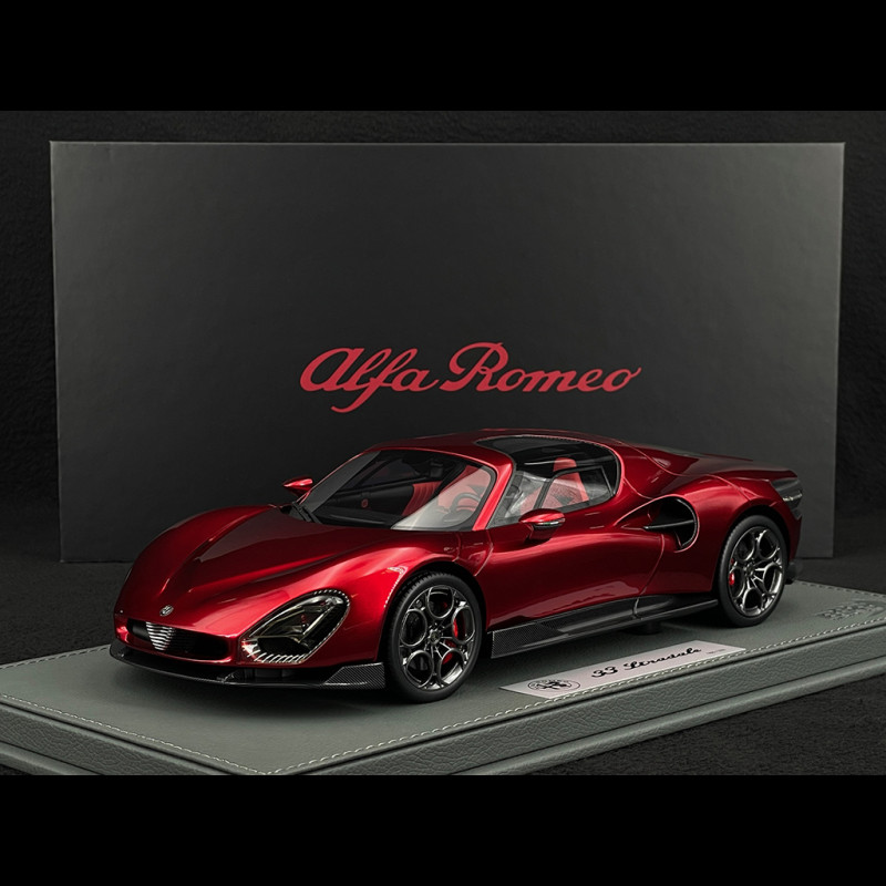Alfa Romeo 33 Stradale 2023 Rosso Villa D'Este 1/18 BBR Models P18264A