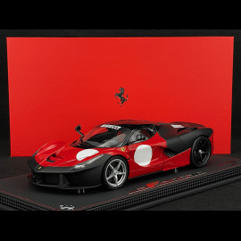 Ferrari LaFerrari Prüfen 2012 Rosso Corsa / Mattschwarz 1/18 BBR Models BBR182236ST