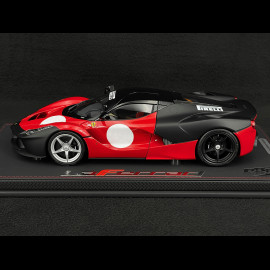 Ferrari LaFerrari Prüfen 2012 Rosso Corsa / Mattschwarz 1/18 BBR Models BBR182236ST