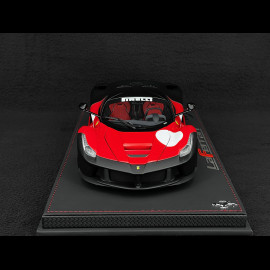 Ferrari LaFerrari Test 2012 Rosso Corsa / Matte Black 1/18 BBR Models BBR182236ST