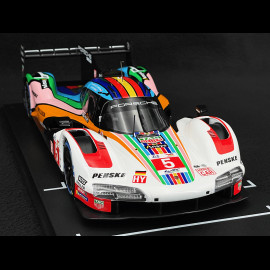 Porsche 963 Penske n° 5 9th 24h Le Mans 2023 1/18 Ixo Models LEGT963-LM002