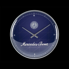 Mercedes-Benz Clock Blue / Silver Grey B66058377
