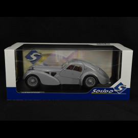 Bugatti Atlantic Type 57 SC 1937 Mat Silver 1/18 Solido S1802106