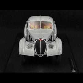 Bugatti Atlantic Type 57 SC 1937 Mat Silver 1/18 Solido S1802106