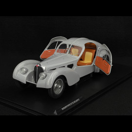 Bugatti Atlantic Type 57 SC 1937 Matt Silber 1/18 Solido S1802106