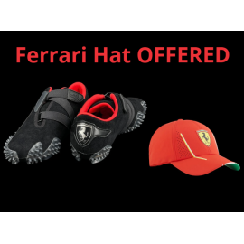 Set von 2 Ferrari Schuhe Mostro Puma + Ferrari Cap