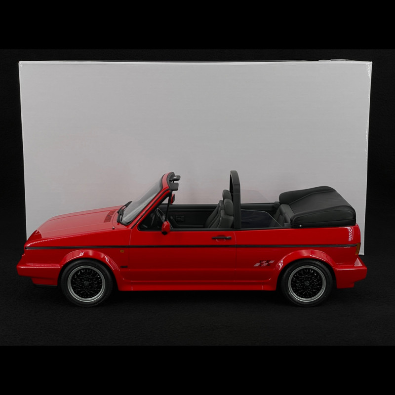 Volkswagen Golf MK1 Convertible Sport Line 1991 Blinkt Rot 1/12 Ottomobile G095