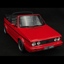 Volkswagen Golf MK1 Convertible Sport Line 1991 Flash Red 1/12 Ottomobile G095