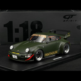 Porsche 911 RWB Type 964 Penthouse 2008 Kaki Green 1/18 GT Spirit GT559
