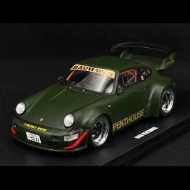 Porsche 911 RWB Type 964 Penthouse 2008 Kaki Green 1/18 GT Spirit GT559