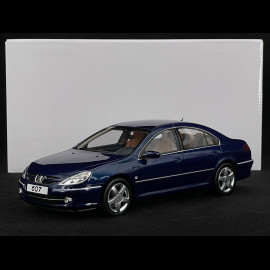 Peugeot 607 3.0 V6 Phase 2 2008 Montebello Blue 1/18 Ottomobile OT485