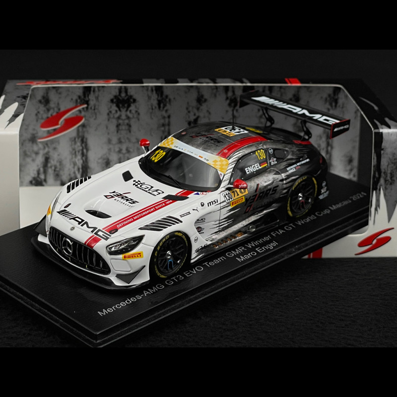 Mercedes-AMG GT3 Evo n° 130 Winner FIA GT World Cup Macau 2024 1/43 Spark 43MC24