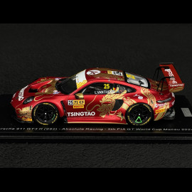 Porsche 911 GT3 R Typ 992 n° 25 5. FIA GT World Cup Macau 2024 1/43 Spark SA296
