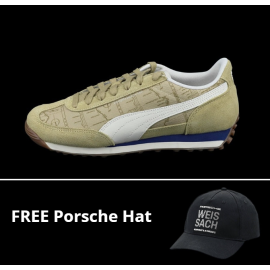 Set of 2 Porsche Shoes Easy Rider Puma Light Olive + Porsche Hat