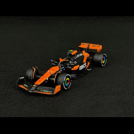 Lando Norris McLaren MCL38 n° 4 Mit LKW Mercedes-Benz Actros 2 F1 2024 1/43 Bburago 38401