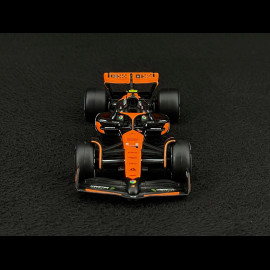 Lando Norris McLaren MCL38 n° 4 With Truck Mercedes-Benz Actros 2 F1 2024 1/43 Bburago 38401