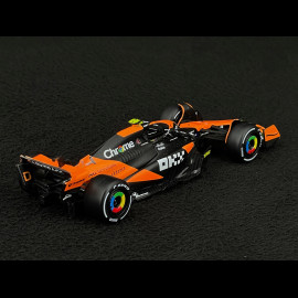 Lando Norris McLaren MCL38 n° 4 With Truck Mercedes-Benz Actros 2 F1 2024 1/43 Bburago 38401