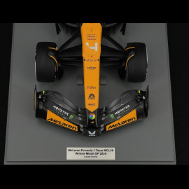 Lando Norris McLaren MCL38 n° 4 Winner Miami GP 2024 F1 1/12 Spark 12S047