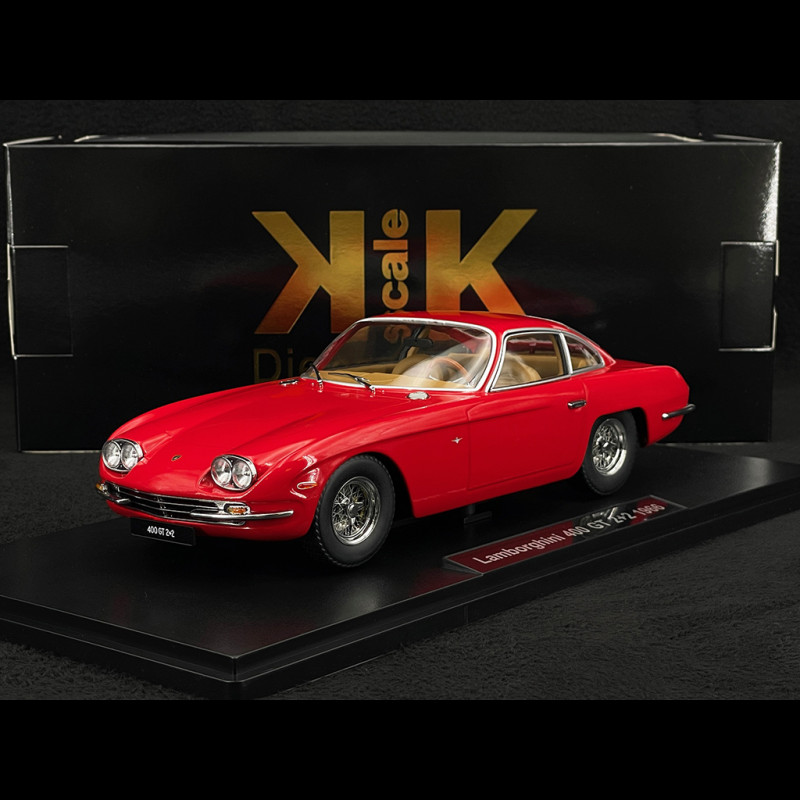 Lamborghini 400 GT 2+2 1966 Rot 1/18 KK Scale KKDC180395