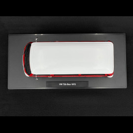 Volkswagen Combi T2 Bus Porsche Renndienst Stuttgart Zuffenhausen 1972 Rot / Weiß 1/18 KK Scale KKDC181364