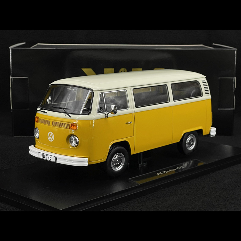 Volkswagen Combi T2 Bus 1972 Yellow / White 1/18 KK Scale KKDC181361