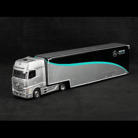 Mercedes-AMG Actros Renntransporter F1 2023 Grau / Schwarz 1/43 Spark S8599