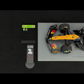 Lando Norris McLaren MCL38 n° 4 Winner Abu Dhabi GP 2024 F1 1/18 Spark 18S665