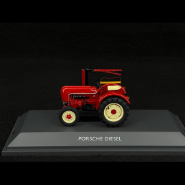 Porsche Junior Tractor With Lawnmower Red 1/43 Schuco 450731800