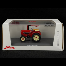 Porsche Junior Tractor With Lawnmower Red 1/43 Schuco 450731800